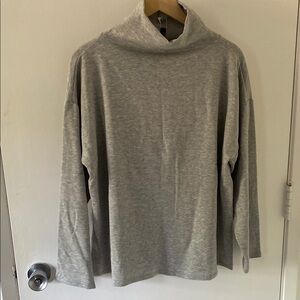 Eileen Fisher Gray Sweatshirt Relaxed Fit